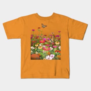 Butterfly Garden Kids T-Shirt